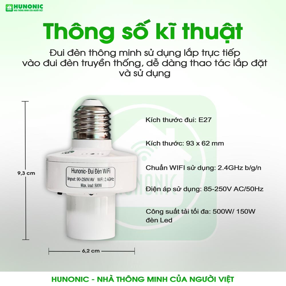 Đui Đèn Wifi Hunonic – Tối Ưu Hóa Trải Nghiệm Chiếu Sáng Đui Đèn Wifi Hunonic – Tối Ưu Hóa Trải Nghiệm Chiếu Sáng