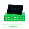 Công Tắc Cảm Ứng 3 Nút Wifi Hunonic Datic Màu Đen,trắng